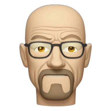 Walter White wearing a Batman suit sticker