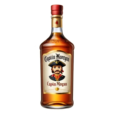 Une bouteille de captain morgan  sticker