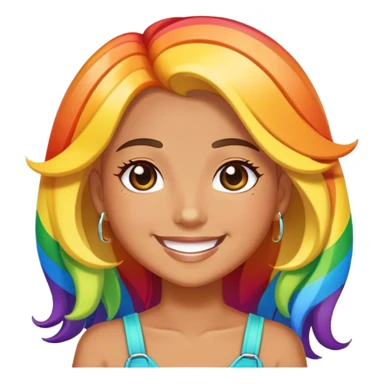 Rainbow high Sunny bff sticker