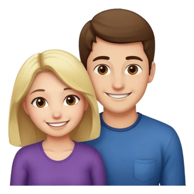 Girl bending over infront of guy sticker