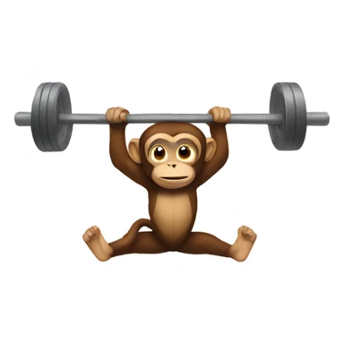 Monkey gym sticker