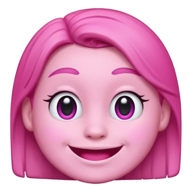 The character Bibble smiles while looking straight ahead. sticker