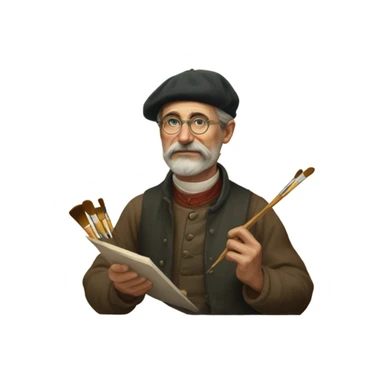 austrian painter sticker