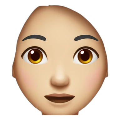 asian woman nosebleeding sticker