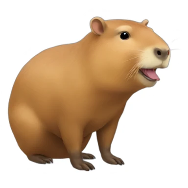 capybara-eat-McDonald sticker