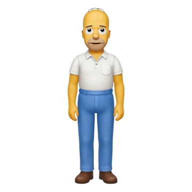 Homer simpson sticker