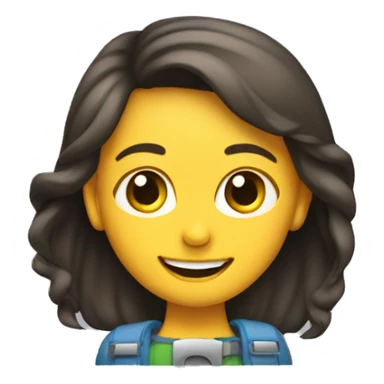 girl in car seatbelt smiling sticker