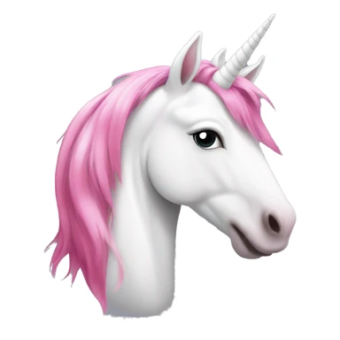 White unicorn with pink hair who throw up rainbow colors  sticker