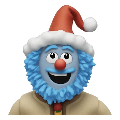 Snow Miser from claymation christmas movie sticker