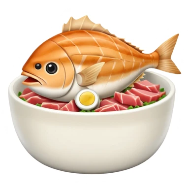 Hen White + Tuna Fish sticker