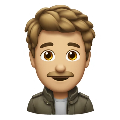 Ежик в шляпе с грибом sticker