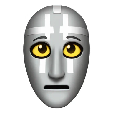 Baldwin IV of Jerusalem from kingdom of heaven with a crusader mask sticker