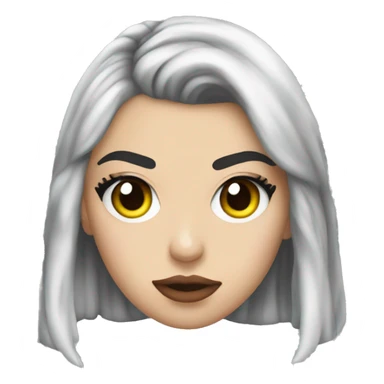 Charli xcx in her brat era sticker