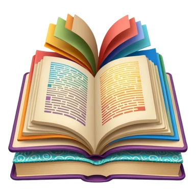 an open book with wallpaper samples. sticker