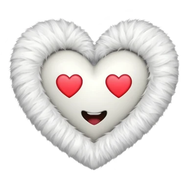 Adidas fur heart sticker