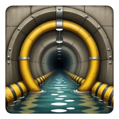 sewer tunnel sticker