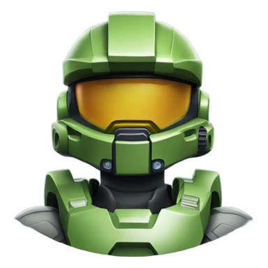 Master Chief with a birthday hat sticker