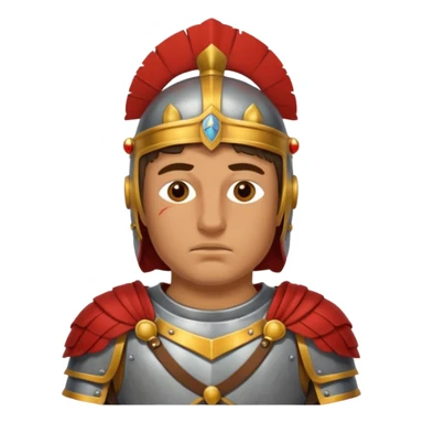 roman knight tired only head sticker