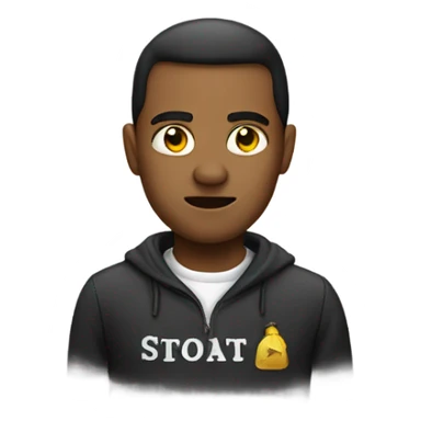 Criminal in a google shirt sticker