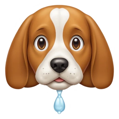 retarded beagle sticker