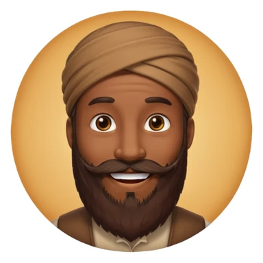 Guy with a really long beard sticker