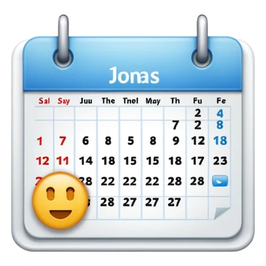 calendar of the day sticker