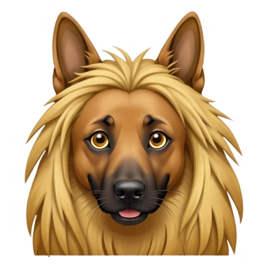 Chien loup malinois rasta sticker