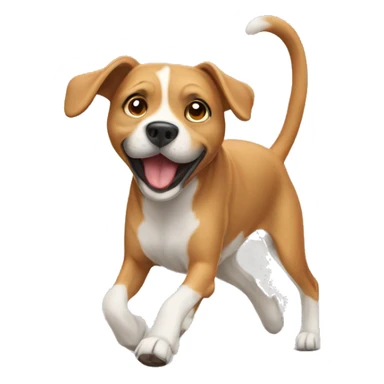 dog emoji had lunging sticker