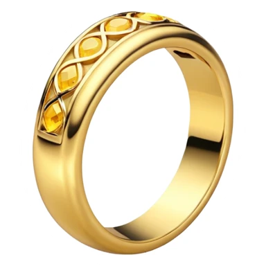LoTR gold ring sticker