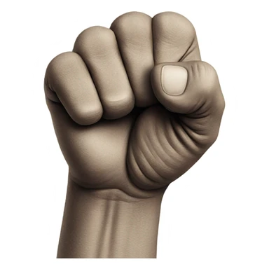 angry face with fist sticker