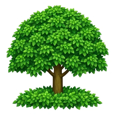 create a dnd style bush.png using 48x48 pixels size sticker