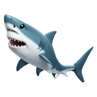 Shark in a tornado in a pharmacy sticker