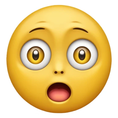 Scared face emoji  sticker
