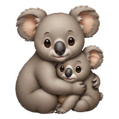  Realistic Mama koala hugging baby koala sticker