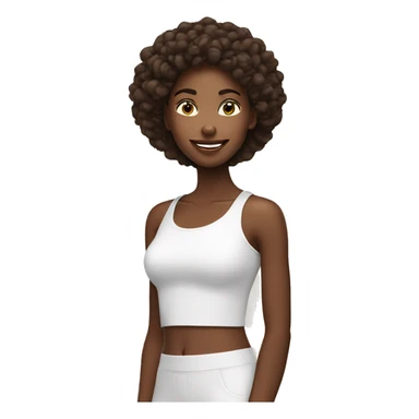 clean natural healthy fit skincare girl sticker