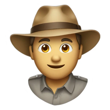 Chat avec un chapeau sticker