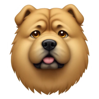 Sad chow chow  sticker