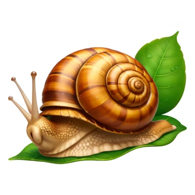 garden snail sticker
