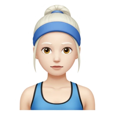  Lobo blanco Fitness  sticker