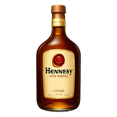 hennessy bottle  sticker