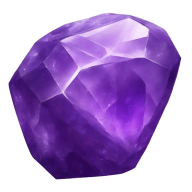 amethyst mineral sticker