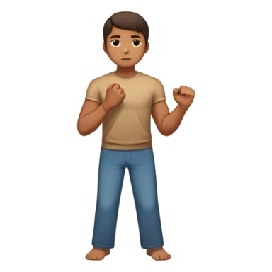 A person stands facing a wall with their hand on it, their shoulders hunched as if weighed down. A glowing, clenched fist of tension sits in their chest. But behind them, a doorway opens—light streaming through. The words "You are free" echo from inside. It’s the moment of  they can choose peace. sticker