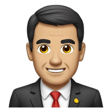 Pedro Sánchez con pulgar hacia arriba sticker