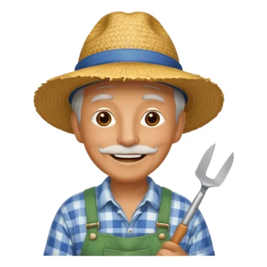 grandfather gardener sticker