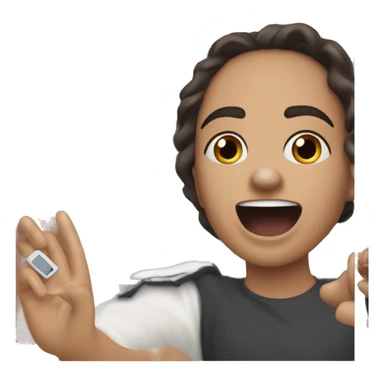 "Whoa, did that scare you? We might've accidentally tossed our phones in shock and shattered the screen. But let's get back to the video. The woman recording this video started because she heard something fall from her roof. sticker