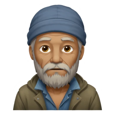 homeless guy sticker