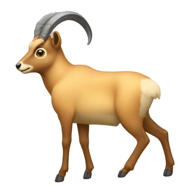 Chamois workinh out sticker