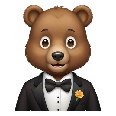 bear husband  sticker