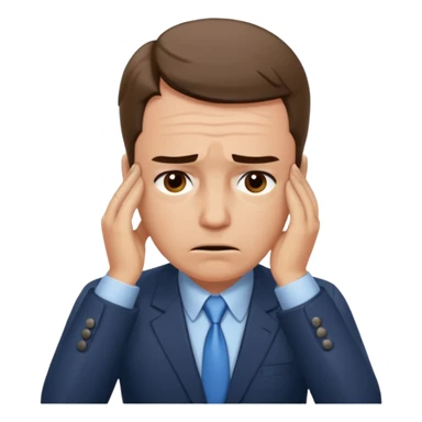 overwhelmed stock trader sticker