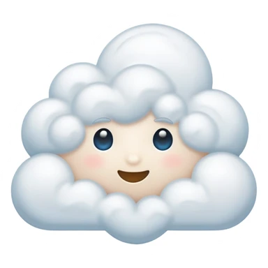 faceless cloud sticker
